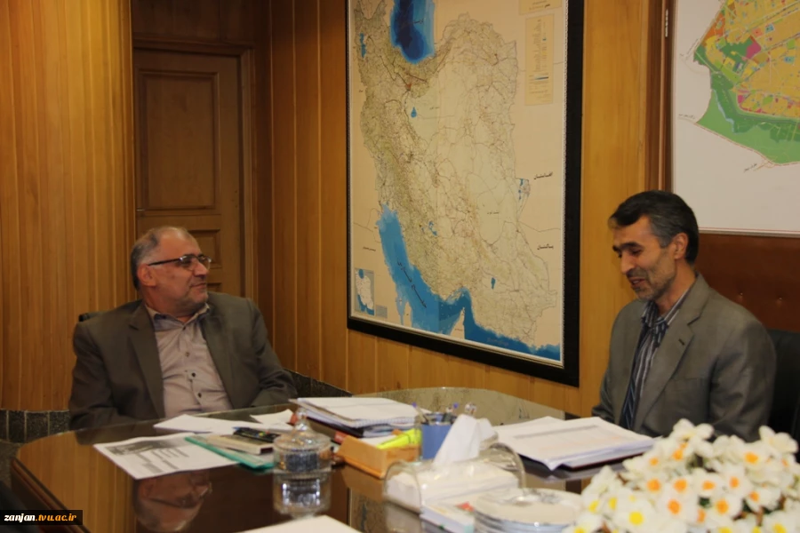 دیدار رئیس آموزشکده های استان زنجان با استاندار محترم 2