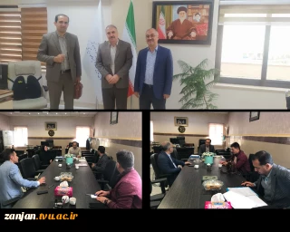 دیدار رئیس دانشگاه فنی و حرفه ای واحد استان زنجان با رئیس سازمان مدیریت و برنامه‌ریزی