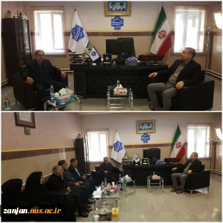 دیدار مسئولان بنیاد شهید با سرپرست دانشگاه ملی مهارت واحد استان زنجان