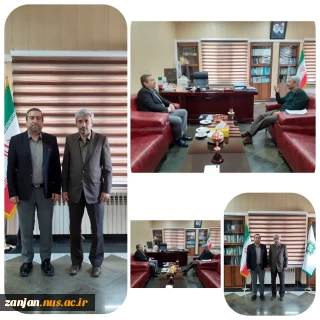 دیدار سرپرست دانشگاه ملی مهارت واحد استان زنجان با مدیرکل امورمالیاتی استان زنجان