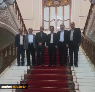 حضور سرپرست دانشگاه ملی مهارت استان زنجان در دفتر آقای دکتر قالیباف، ریس مجلس شورای اسلامی