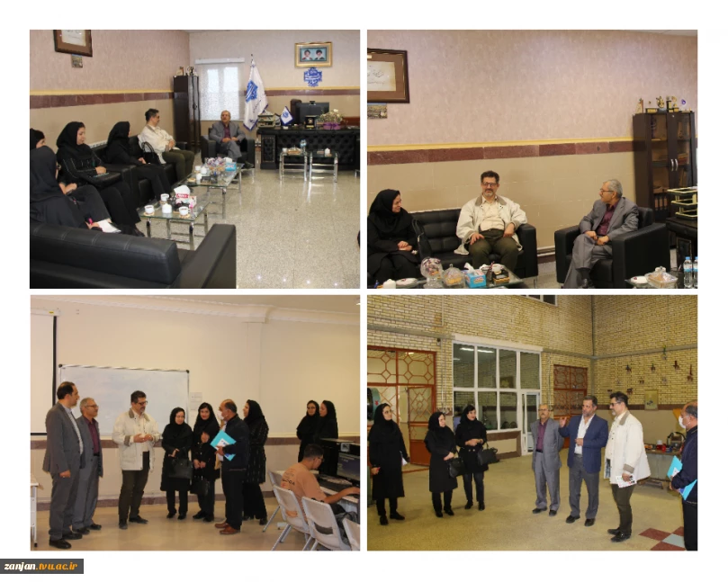 بازدید دکتر مهرداد حمیدی، معاون تحقیقات و فناوری دانشگاه علوم پزشکی زنجان از دانشگاه ملی مهارت استان زنجان