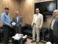 دیدار آقای دکتر رضا پیرایش، سرپرست دانشگاه ملی مهارت واحد استان زنجان با آقای دکتر حسین حمزه لو پاک، رئیس محترم شورای اسلامی شهر زنجان