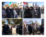 حضور دانشگاهیان ملی مهارت استان زنجان در راهپیمائی با شکوه یوم الله ۱۳ آبان 2