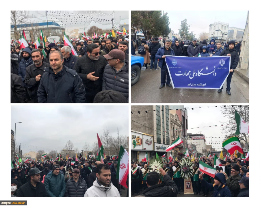 دانشگاهیان ملی مهارت استان زنجان در راه پیمایی با شکوه روز جهانی قدس 2